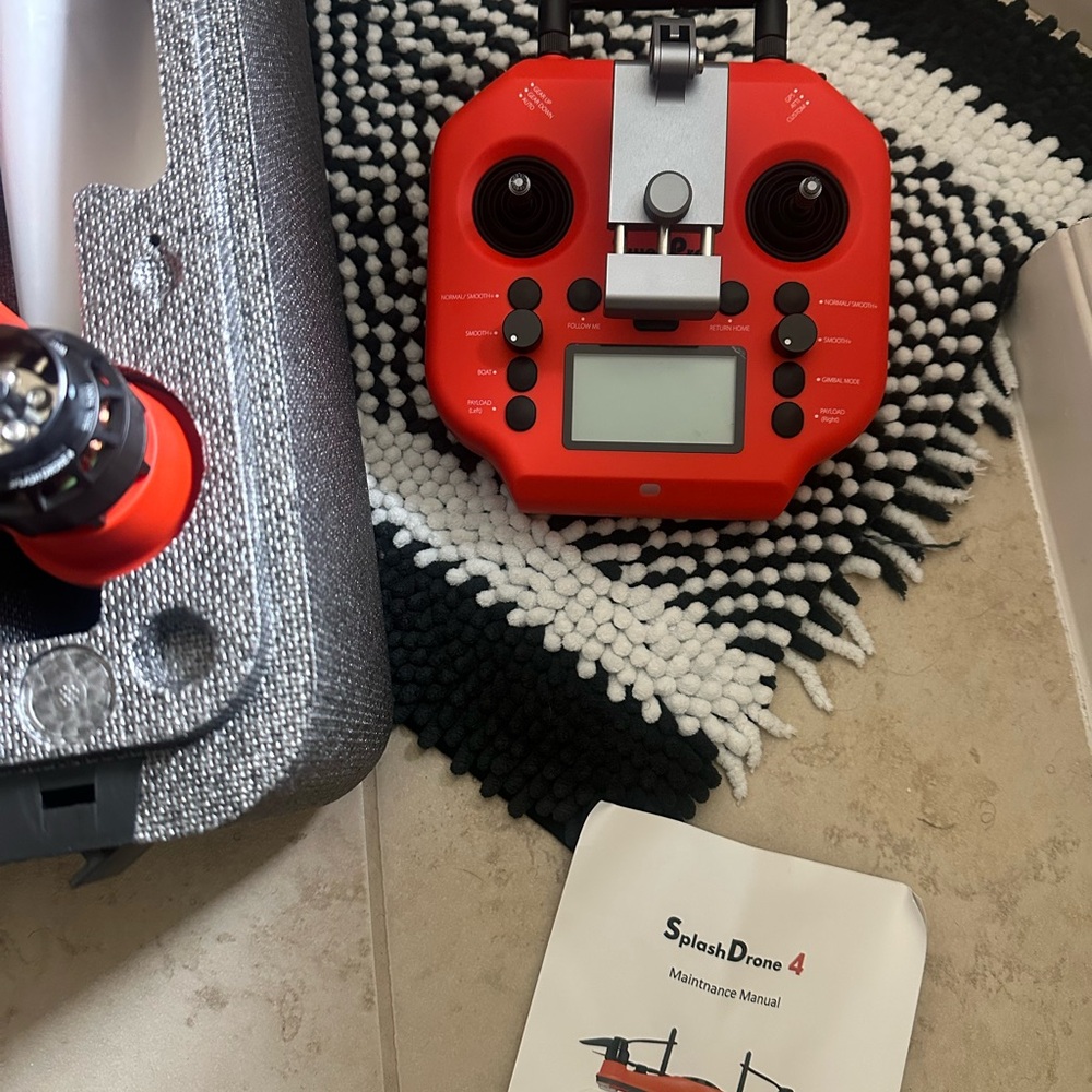Red Remote Control with Display - Picture 4 of 4